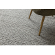 Wool carpet TAHAR 99004G grey - HAND-WOVEN loop, uniform