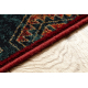 Wool carpet OMEGA TAPAS ethnic, light ruby