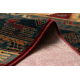 Tapis en laine OMEGA TAPAS ethnique rubis clair