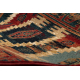 Wool carpet OMEGA TAPAS ethnic, light ruby