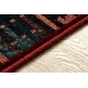 Wool carpet OMEGA TAPAS ethnic, navy blue