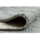 Tappeto in lana TAHAR 99001G grigio - TESSUTO A MANO, rombi, boho