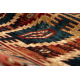 Wool carpet OMEGA VRITTI ethnic, ruby