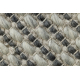 Alfombra de lana TAHAR 99003F crema / gris - TEJIDA A MANO Líneas, flecos 