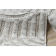 Tapis SANTO SIZAL 0537 géométrique gris 