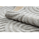 Alfombra SANTO sisal 0537 geométrica gris 