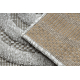 Alfombra SANTO sisal 0537 geométrica gris 