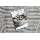 Tapis SANTO SIZAL 0537 géométrique gris 