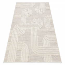 Alfombra SANTO sisal 1001 geométrica blanco