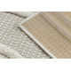 Teppe SANTO SISAL 1001 geometrisk hvit