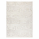 Teppich SANTO SISAL 0537 geometrisch weiß