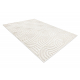 Tapis SANTO SIZAL 0537 géométrique blanc