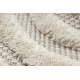 Teppich SANTO SISAL 0537 geometrisch weiß