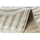 Teppich SANTO SISAL 0537 geometrisch weiß