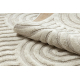 Teppich SANTO SISAL 0537 geometrisch weiß