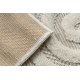Teppich SANTO SISAL 0537 geometrisch weiß