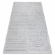Kilimas SANTO sizalio virvelės 0989 geometrinė pilka