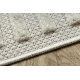 Teppich SANTO SISAL 0989 geometrisch weiß
