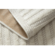 Teppich SANTO SISAL 0989 geometrisch weiß