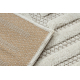 Teppich SANTO SISAL 0989 geometrisch weiß