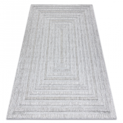 Carpet SANTO SISAL 0999 geometric grey 