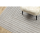 Alfombra SANTO sisal 0999 geométrica gris 