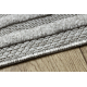 Alfombra SANTO sisal 0999 geométrica gris 