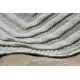 Alfombra SANTO sisal 0999 geométrica gris 