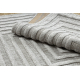 Alfombra SANTO sisal 0999 geométrica gris 