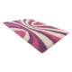 SHAGGY Teppich Style 98 Streifen rosa / Lila