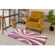 SHAGGY Teppich Style 98 Streifen rosa / Lila