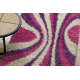 Tapis SHAGGY Style 98 Rayures rose / violet