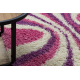 Tapis SHAGGY Style 98 Rayures rose / violet