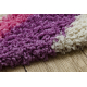 SHAGGY Teppich Style 98 Streifen rosa / Lila