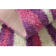Tapis SHAGGY Style 98 Rayures rose / violet
