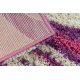 Tapis SHAGGY Style 98 Rayures rose / violet