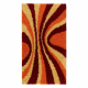 Tapis SHAGGY Style 98 Rayures orange / bordeaux