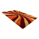 Tapis SHAGGY Style 98 Rayures orange / bordeaux