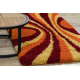 Tapis SHAGGY Style 98 Rayures orange / bordeaux