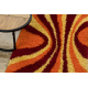 Tapis SHAGGY Style 98 Rayures orange / bordeaux