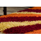 Tapis SHAGGY Style 98 Rayures orange / bordeaux