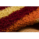 Tapis SHAGGY Style 98 Rayures orange / bordeaux