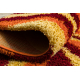 Tapis SHAGGY Style 98 Rayures orange / bordeaux