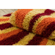 Tapis SHAGGY Style 98 Rayures orange / bordeaux