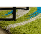 Tapis SHAGGY S113 vert