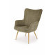 Lounge armchair AMARO olive, green