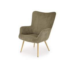 Lounge armchair AMARO olive, green