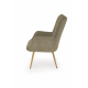 Lounge armchair AMARO olive, green