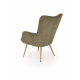 Lounge armchair AMARO olive, green