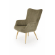 Lounge armchair AMARO olive, green